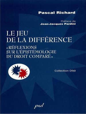 cover image of Jeu de la différence Le